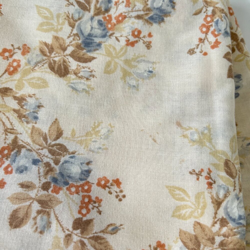 Vintage Lady Pepperell Floral 2 x Standard Pillowcases Ruffles No Iron Muslin - Picture 12 of 12